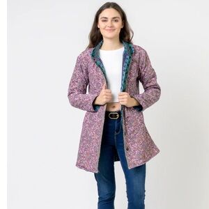 Rhea paisley patterned Tagai coat India L 🧥 🆕